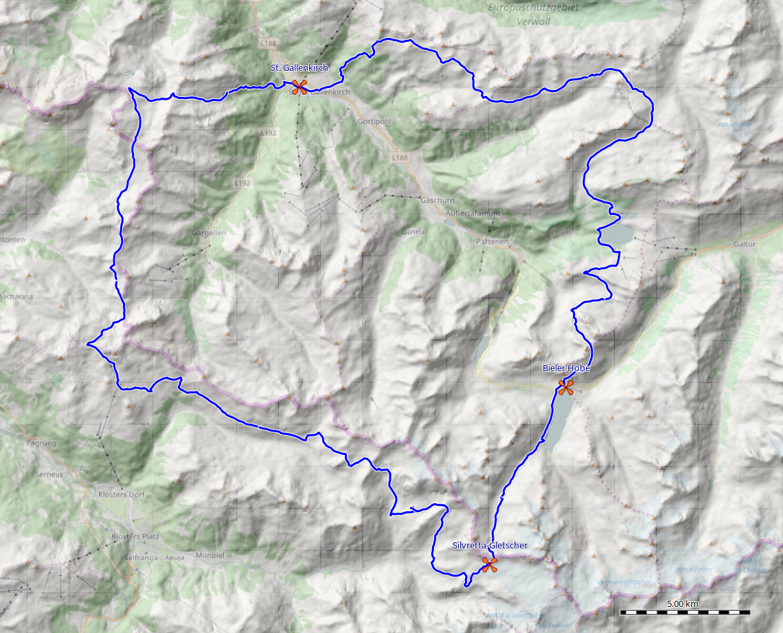 Silvretta: Alpenglöckchen mit Aussicht images/silvretta/map.webp